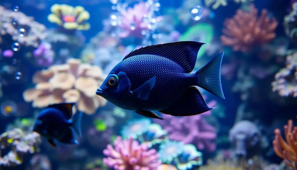 black angelfish