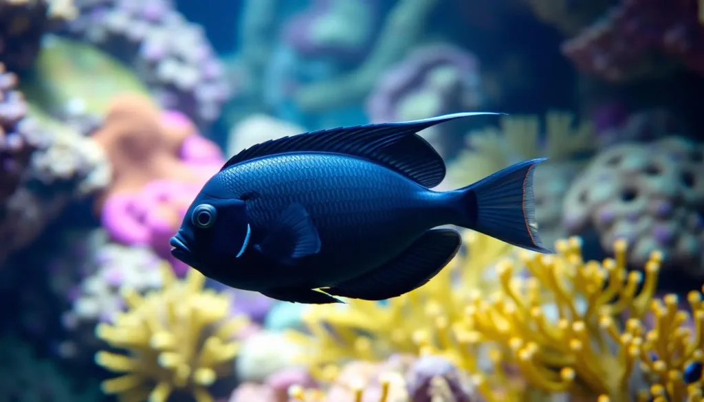 black angelfish